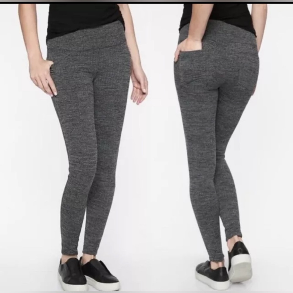 Athleta Metro High Waisted Herringbone Leggings - Size XS